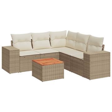 Garten sofagarnitur poly-rattan