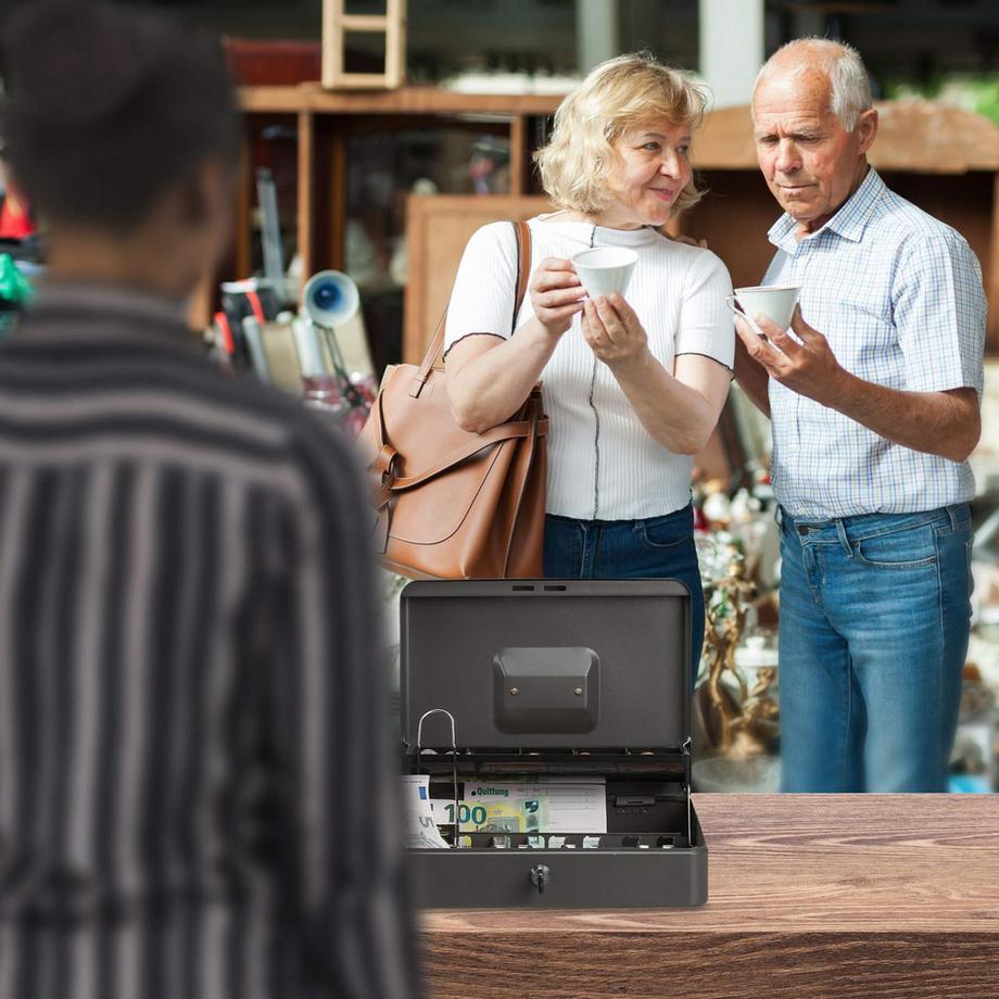 Northix  Kassenschublade mit Schloss 