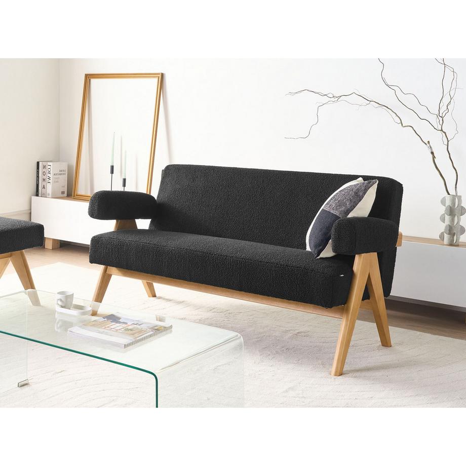 Beliani 2 Sitzer Sofa aus Bouclé  TAMRE  