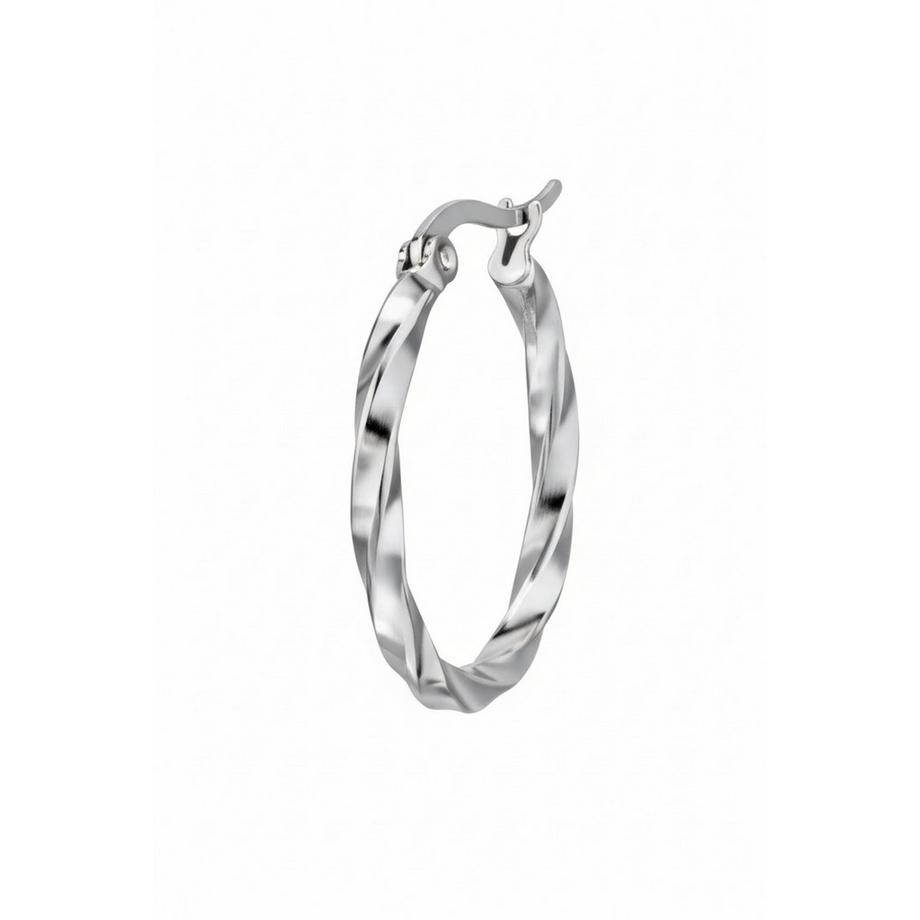 Maxte  Créoles en Fil Courbé en    avec Fermoir Français 