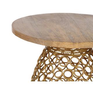 Beliani Table d'appoint en Manguier Moderne WAIHI  