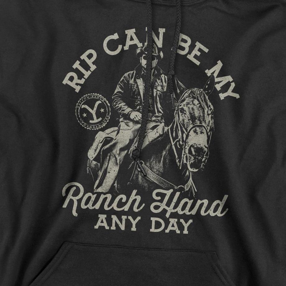 Yellowstone Rip Can Be My Ranch Hand Felpa Con Cappuccio  