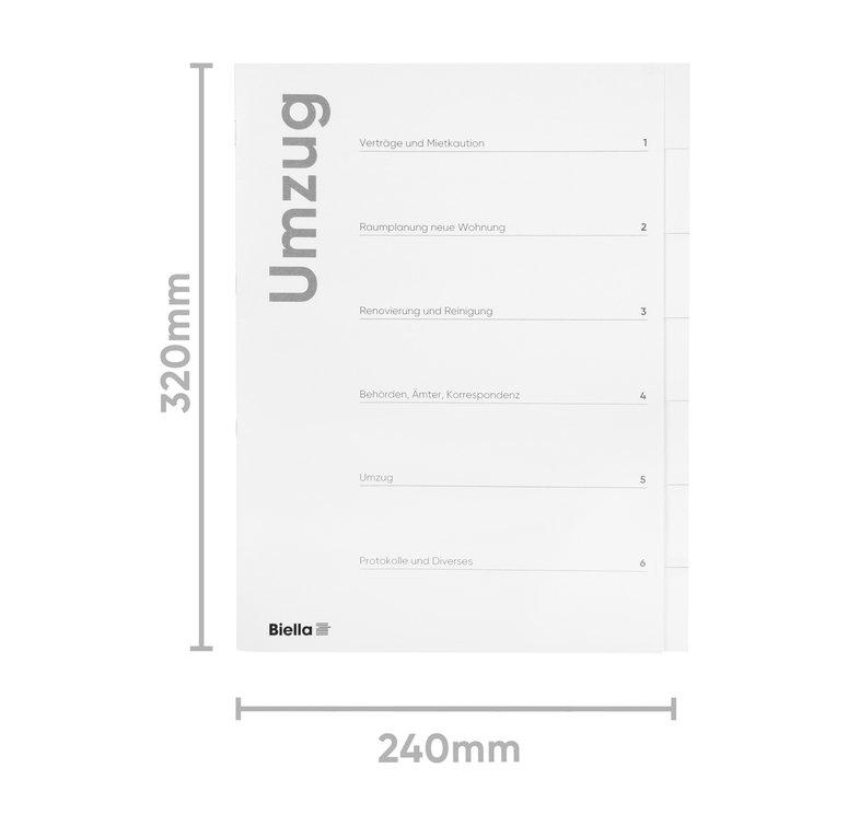 Biella Dossier de déménagement A4 - x 10  