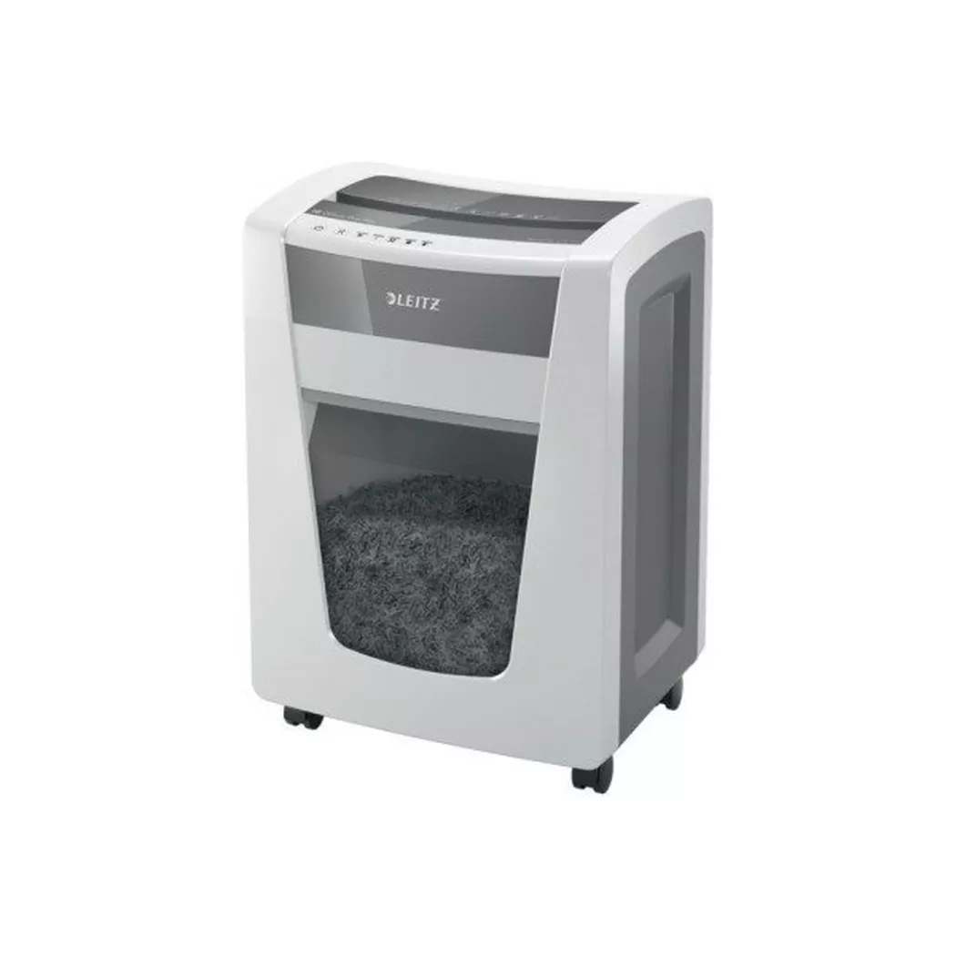 Leitz – Aktenvernichter IQ 8004-20-00 Office Pro, P-5+ 30lt, Weiss Bunt