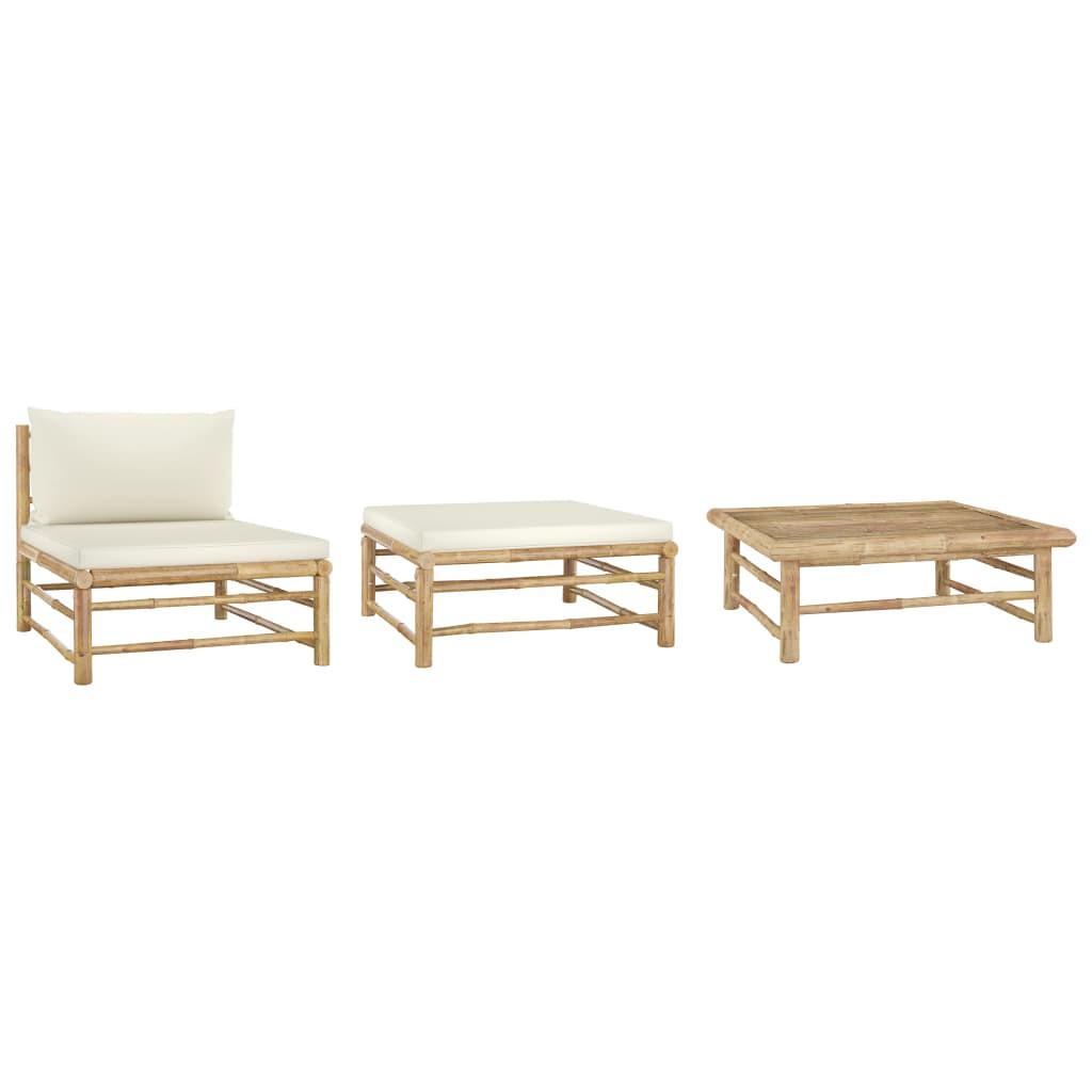 VidaXL Garten-lounge-set bambus  