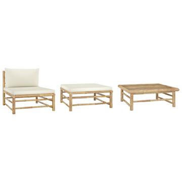 Garten-lounge-set bambus