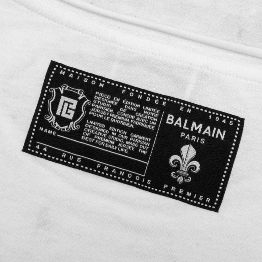 BALMAIN  T-Shirt, Logo 