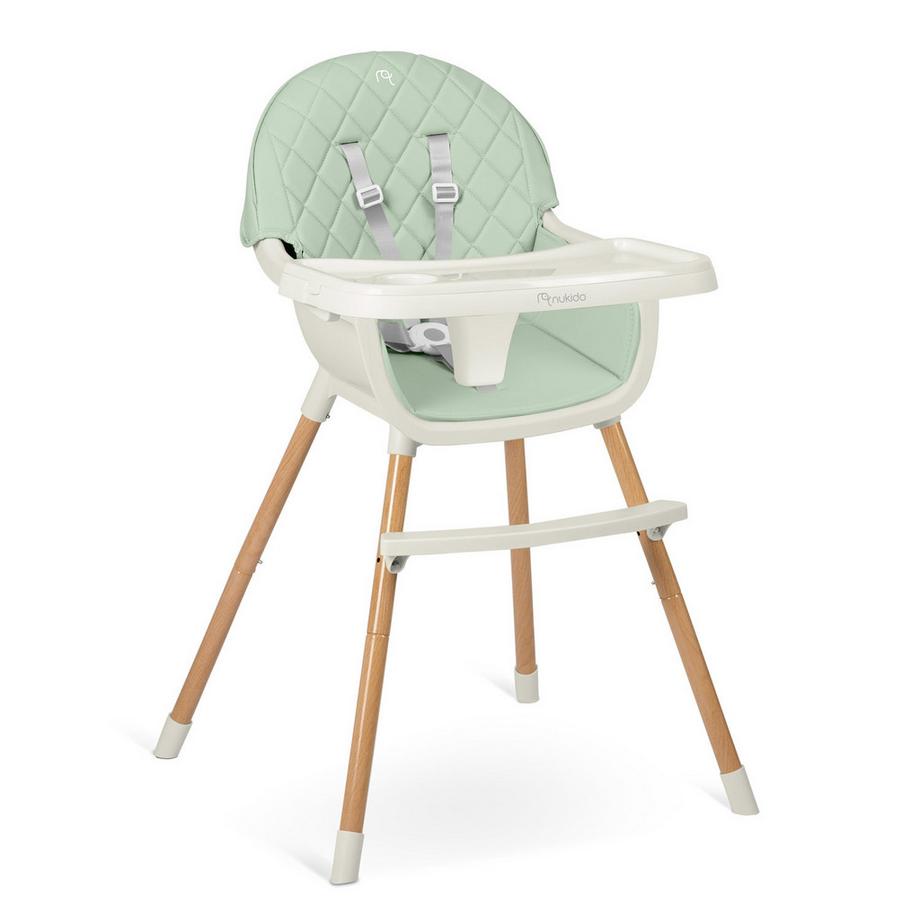 B2X  Nukido Lilo Chaise de salle à manger pour enfant Vert menthe 
