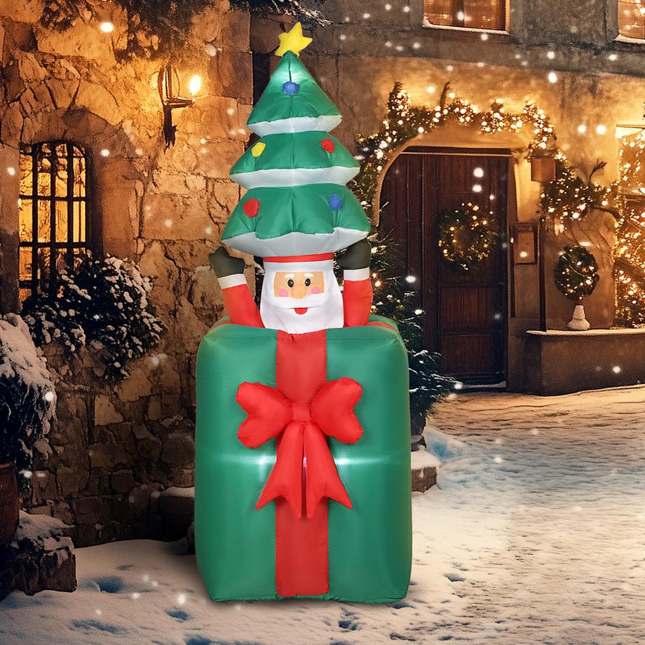 Outsunny Décorations de Noël gonflables  