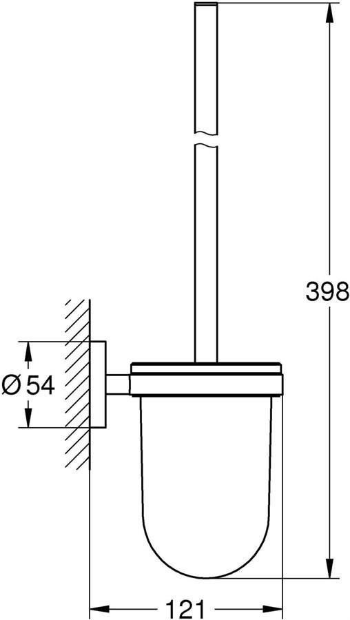 GROHE  Essentials Toilettenbürstengarnitur chrom 