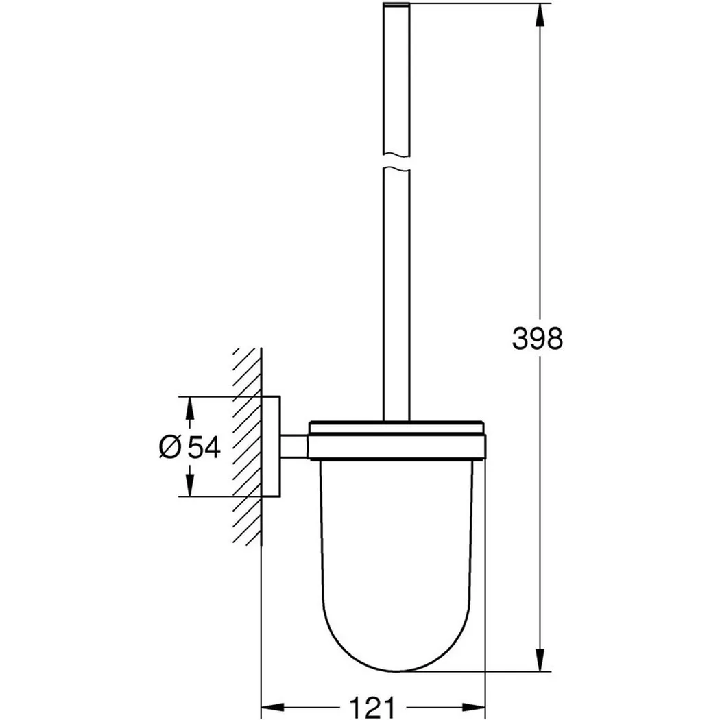 Grohe Essentials, Toilettenbürstengarnitur, chrom
