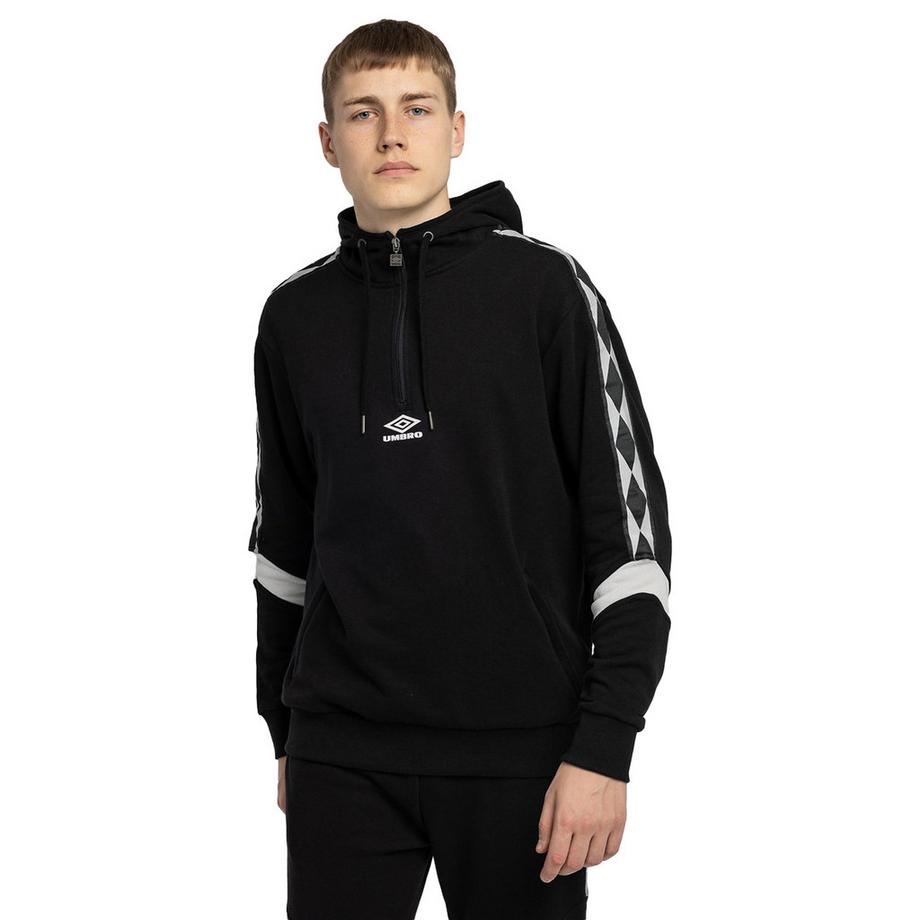 Umbro Diamond Felpa con cappuccio mezza zip  