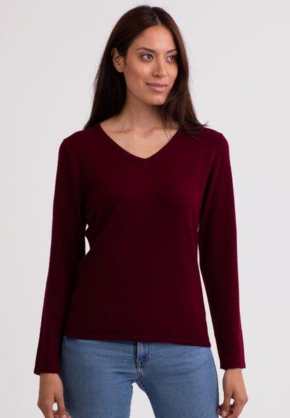 CASH-MERE.CH  Kaschmir V-Ausschnitt Pullover 