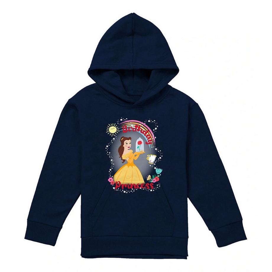 Sweat À Capuche Motif Belle Et Zip Birthday Princess