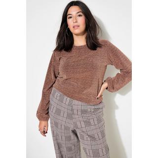 Studio Untold Glitzer Jersey Ballon Langarmshirt  