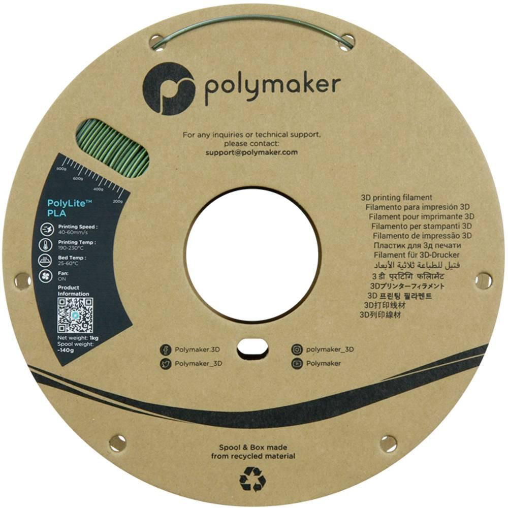 Polymaker  PolyLite Starlight PLA 1.75 mm 1 kg Starlight Aurora - Filament mit Farbwechseleffekt 