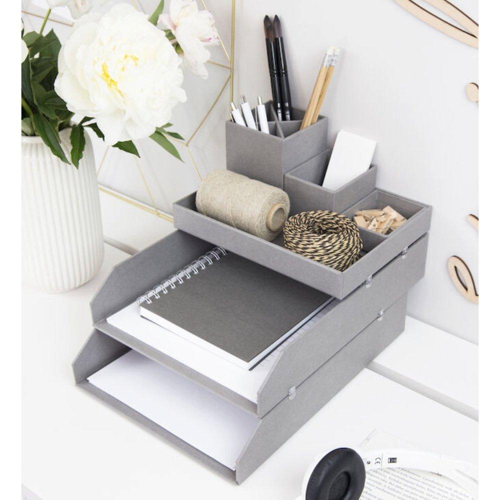 Bigso Box of Sweden Bigso LENA Organiseur de bureau - Gris  