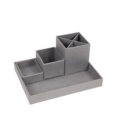 Bigso Box of Sweden Bigso LENA Organiseur de bureau - Gris  