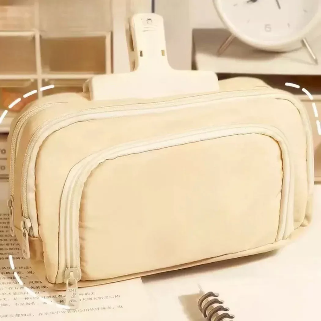 Only-bags.store - Schmutzsicheres großes Fassungsvermögen Bleistifttasche Ästhetische Schulmäppchen Schreibwarenhalter Tasche Stiftemäppchen Schulbedarf, One Size, Multicolor