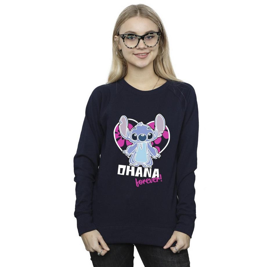 Disney Ohana Forever Sweatshirt Imprimé  