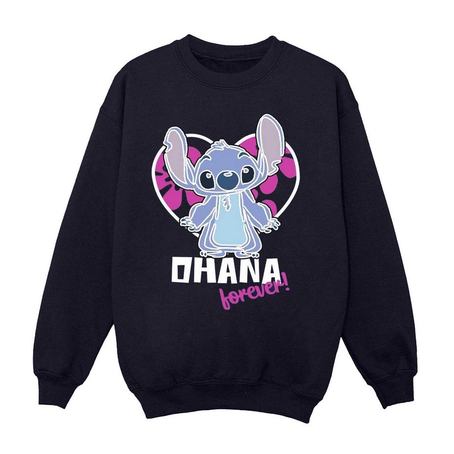 Disney Ohana Forever Sweatshirt Imprimé  