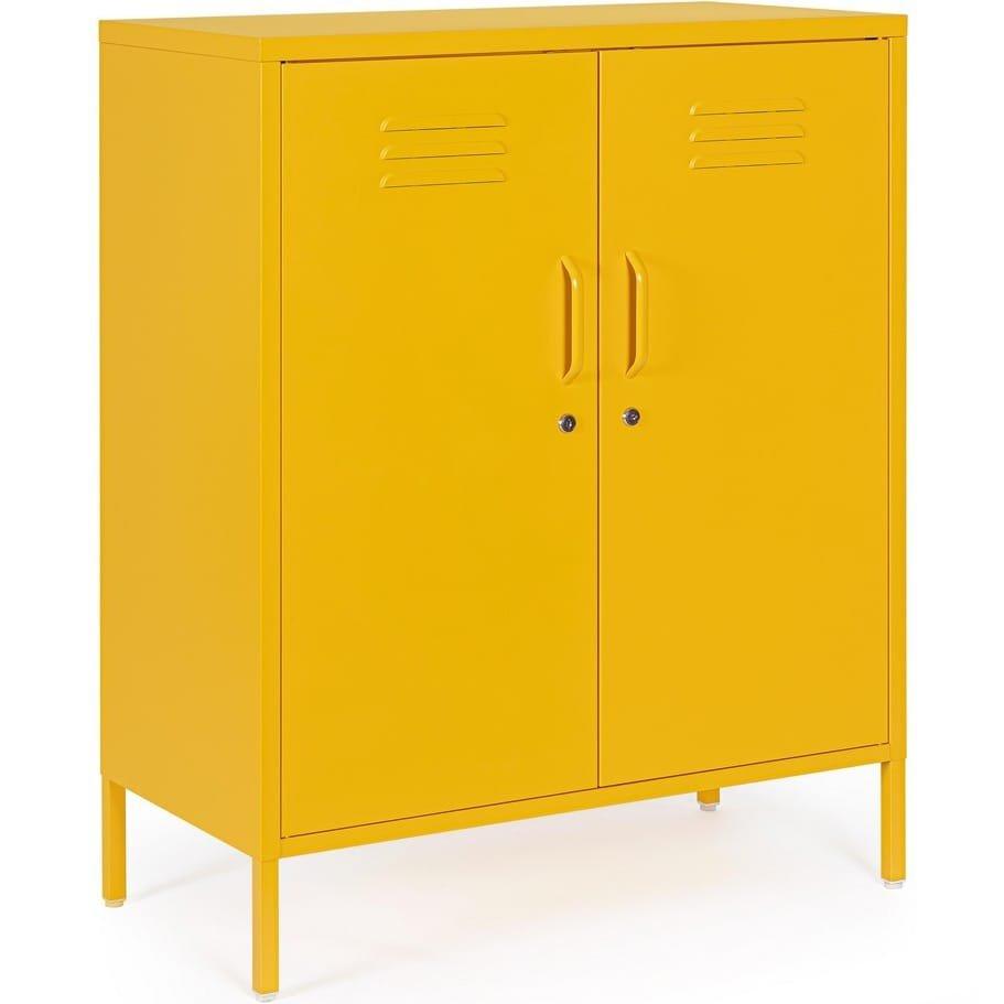 mutoni Commode Cambridge jaune 40x80x101  