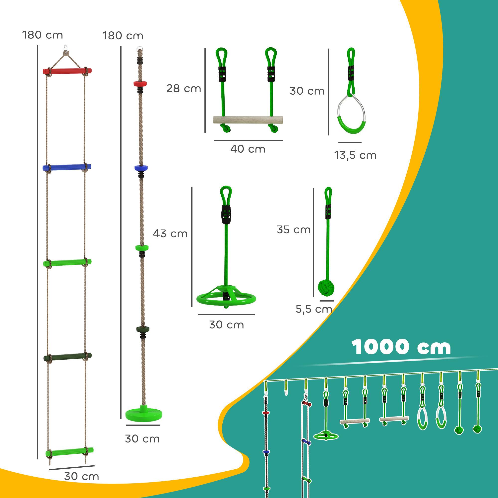 AIYAPLAY  Ensemble de corde d'escalade pour enfants 