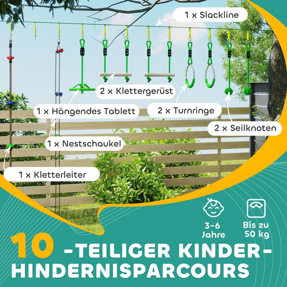 AIYAPLAY  Kinder-Kletterseil-Set 