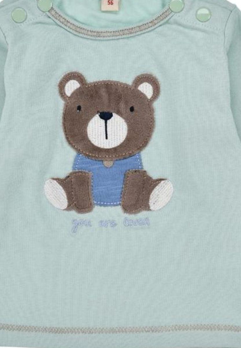 Bondi  Baby langarm Shirt Teddybär 