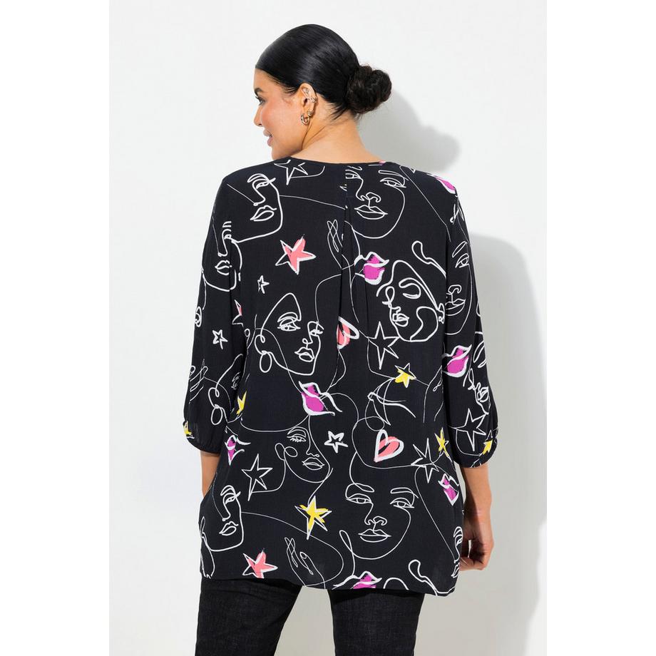 Ulla Popken Smok Bluse  