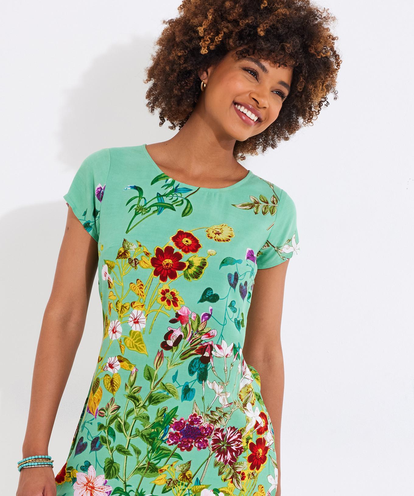 Joe Browns Tunica Floreale Girocollo  