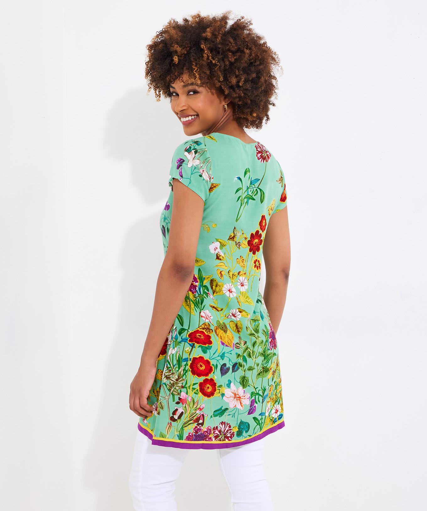 Joe Browns Tunica Floreale Girocollo  