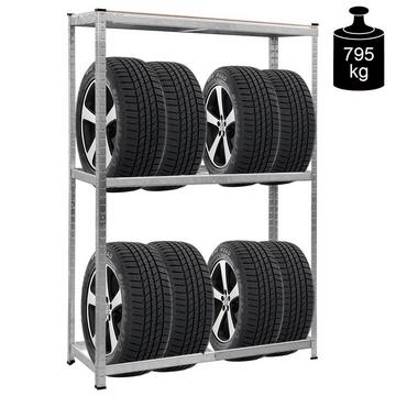 Support à pneus, support à pneus, support d'atelier, support robuste, support de stockage, support enfichable