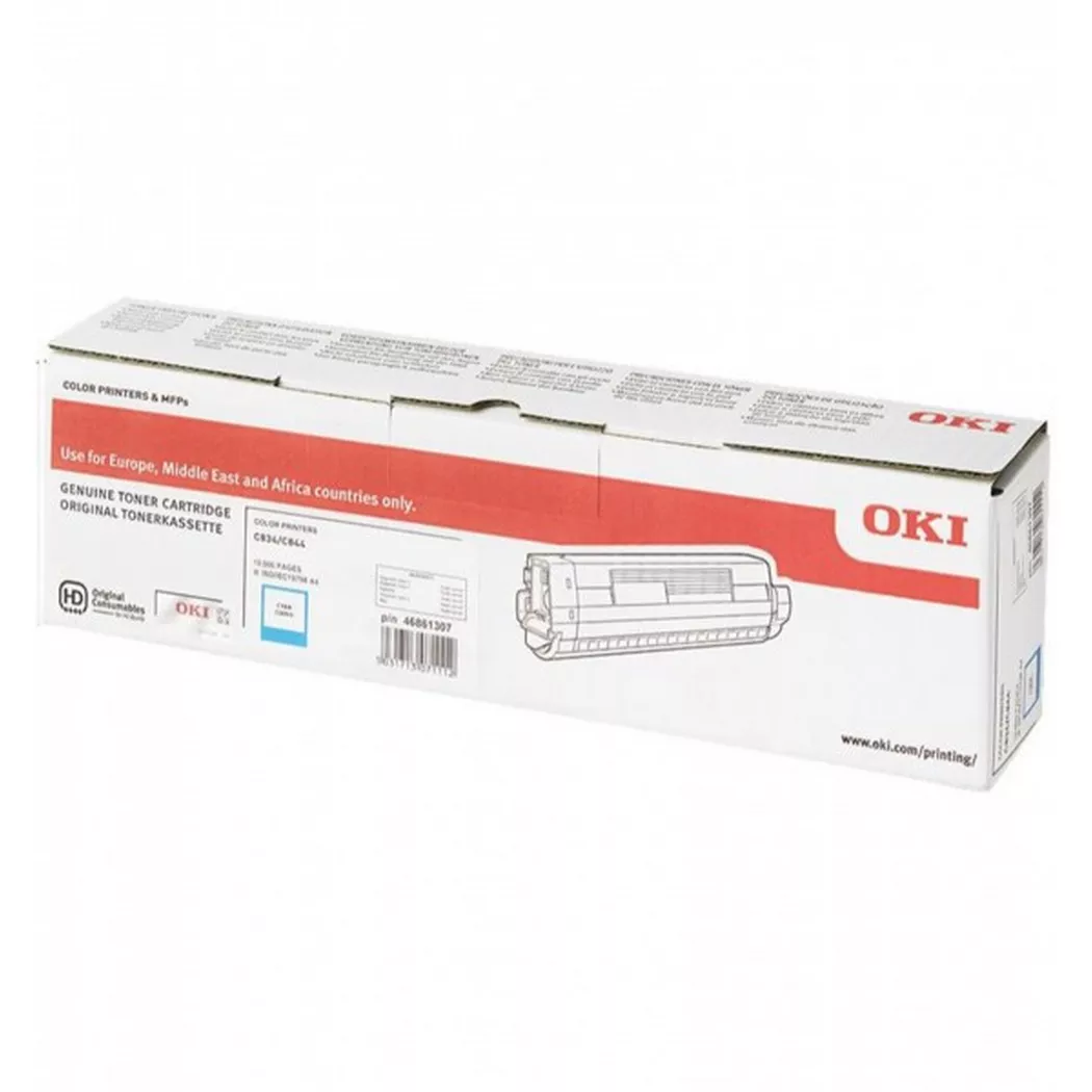 OKI – Toner 46861307 Cyan, One Size