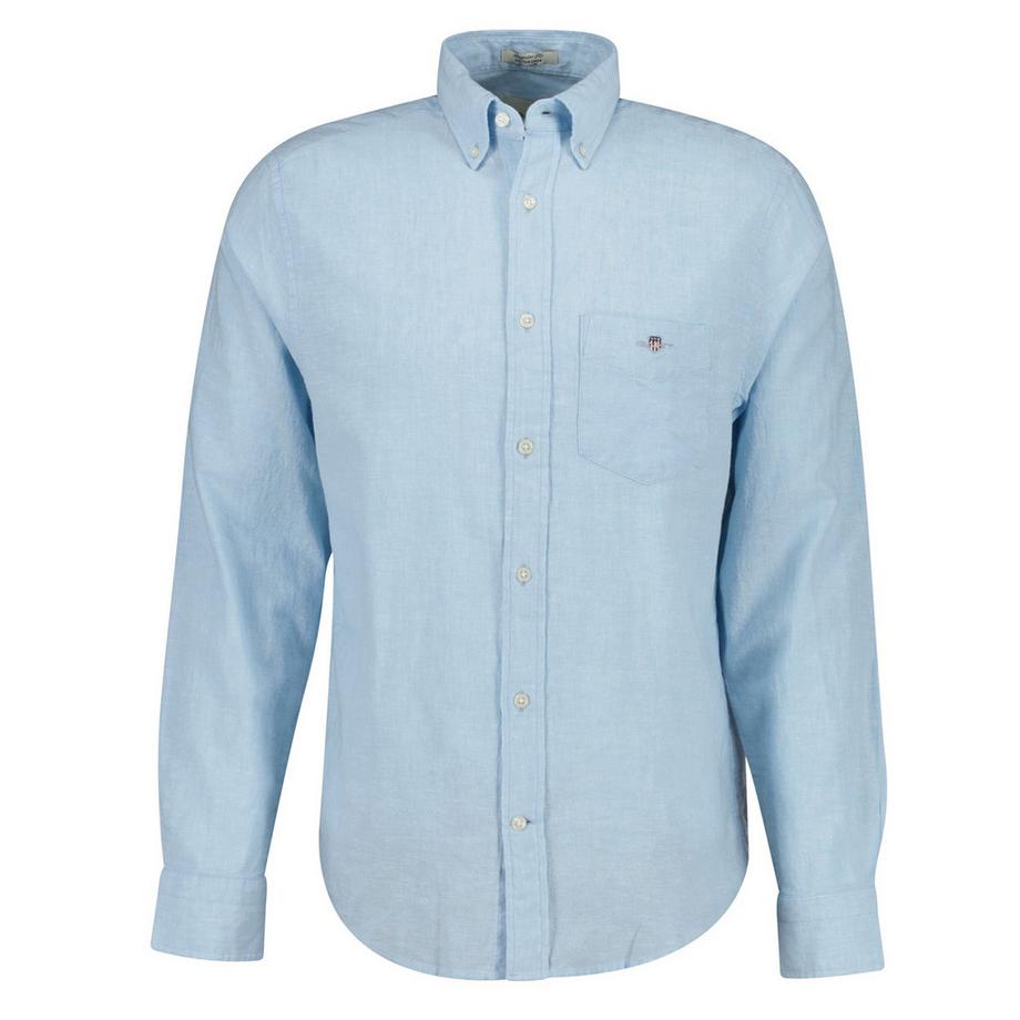 Camicia Uomini Confezione da 1 Vestibilità confortevole-REGULAR COTTON LINEN SHIRT