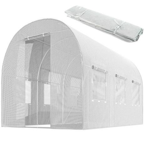 B2X Couverture pour serre 2x3,5m (7m²) blanche Plonos  