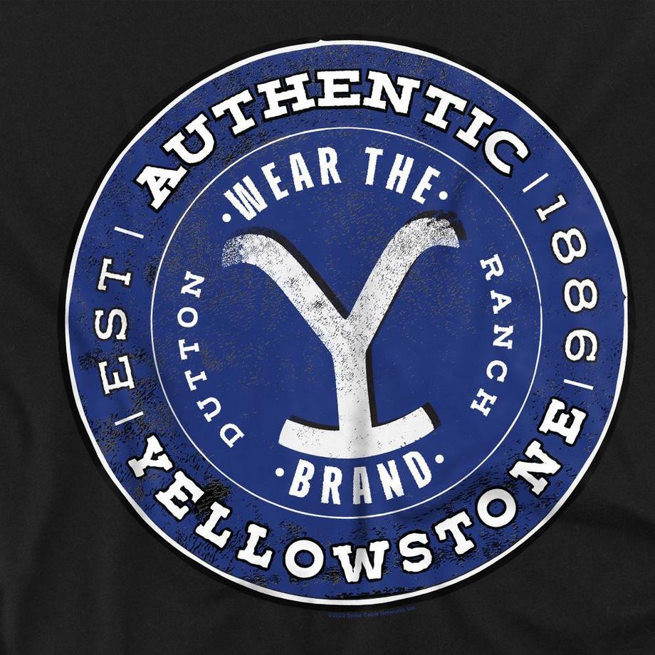 Yellowstone  T-ShirtAuthentic Blue 