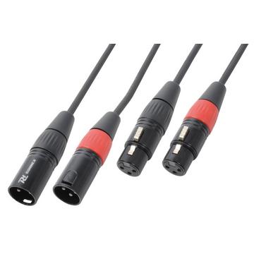 PD-Connex 177051 Audio-Kabel 3 m XLR (3-pin) Schwarz