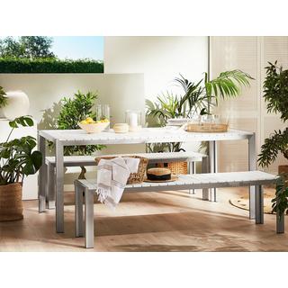 Beliani Ensemble de jardin en Bois synthétique Industriel NARDO  