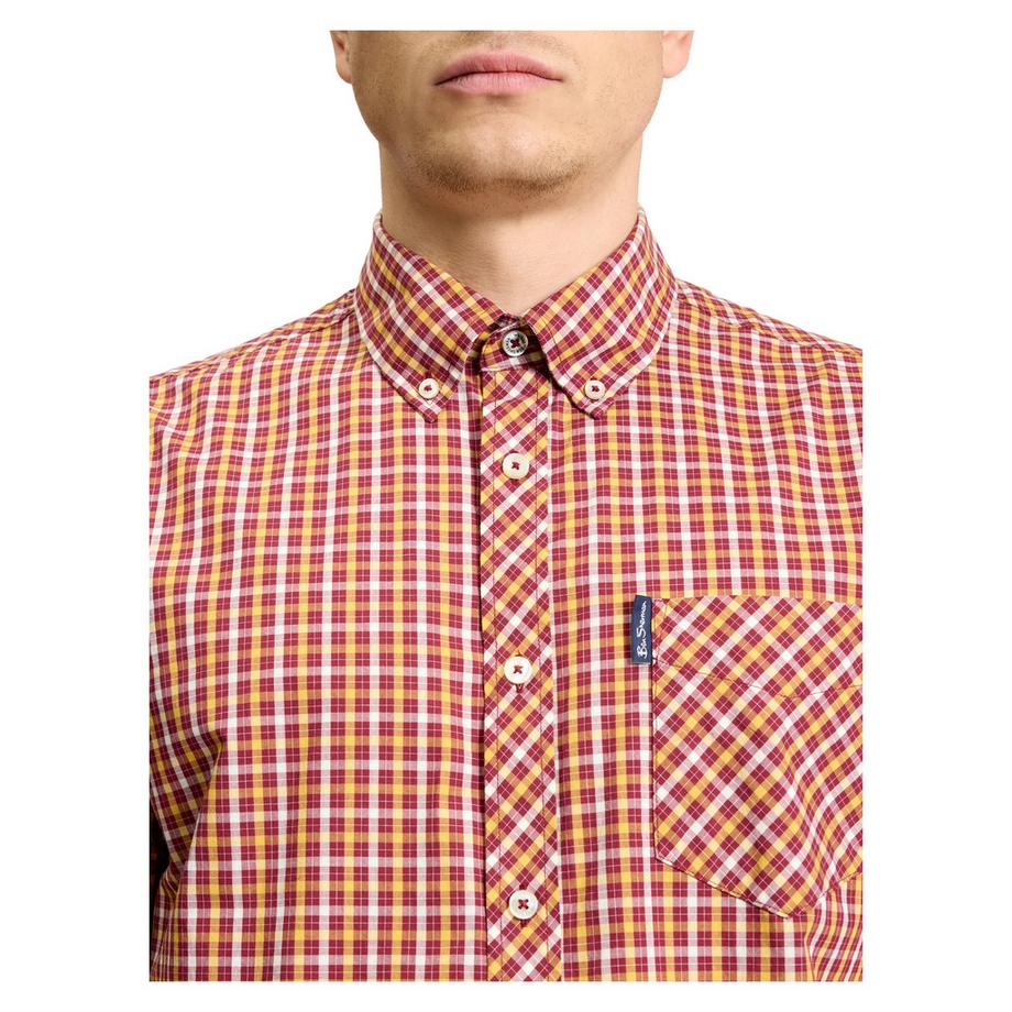 BEN SHERMAN Signature House Chemise à Carreaux Manches Courtes  
