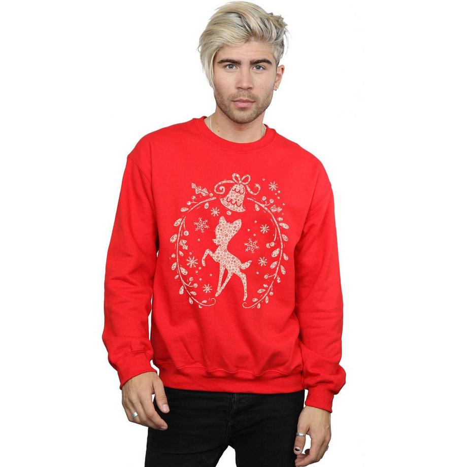 Disney Bambi Sweatshirt Couronne de Noël  