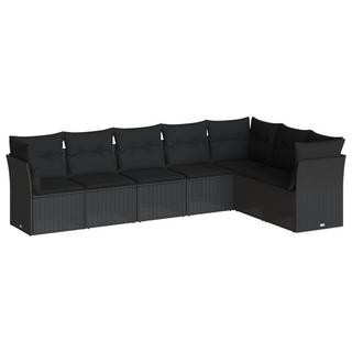 VidaXL set divano da giardino Polirattan  