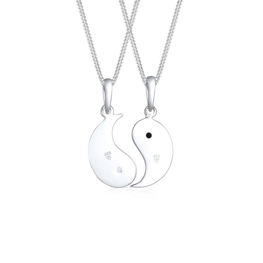 Elli  Halskette Partnerketten Yin Yang 