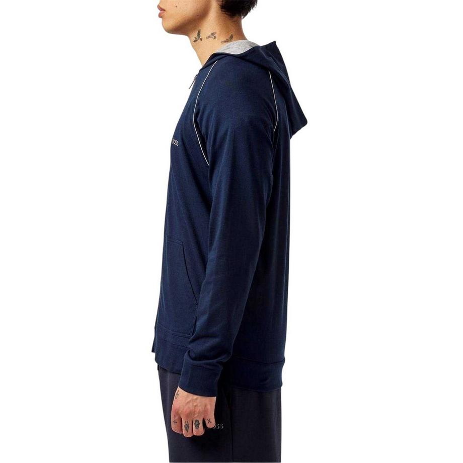 BOSS Mix&match Felpa Con Cappuccio E Zip Intera  