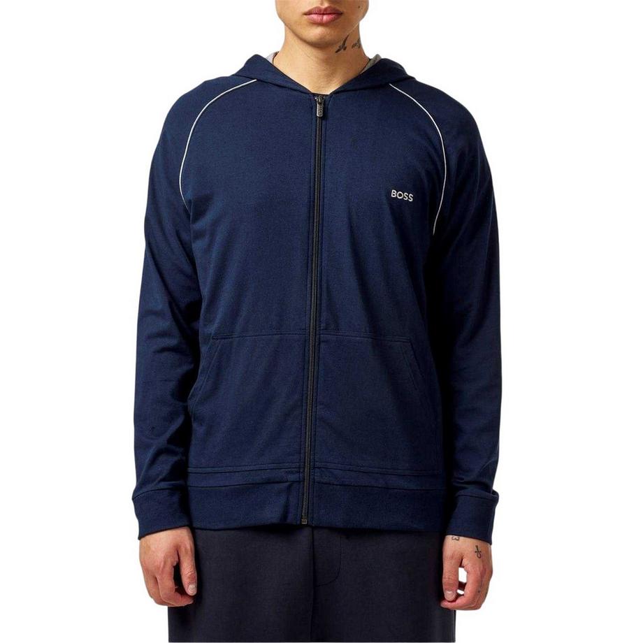 BOSS Mix&match Felpa Con Cappuccio E Zip Intera  