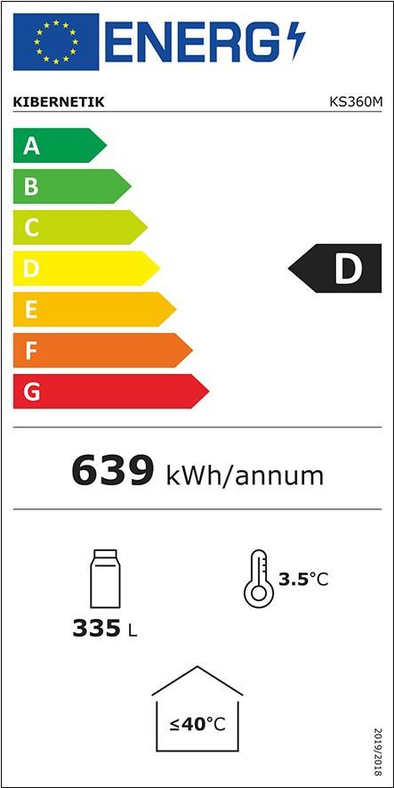 Kibernetik KS360M Réfrigérateur Gastro  