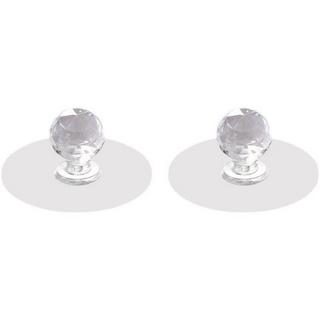 eStore Maniglia per armadio/portello con presa di aspirazione - 2 pz  