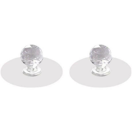 eStore Maniglia per armadio/portello con presa di aspirazione - 2 pz  