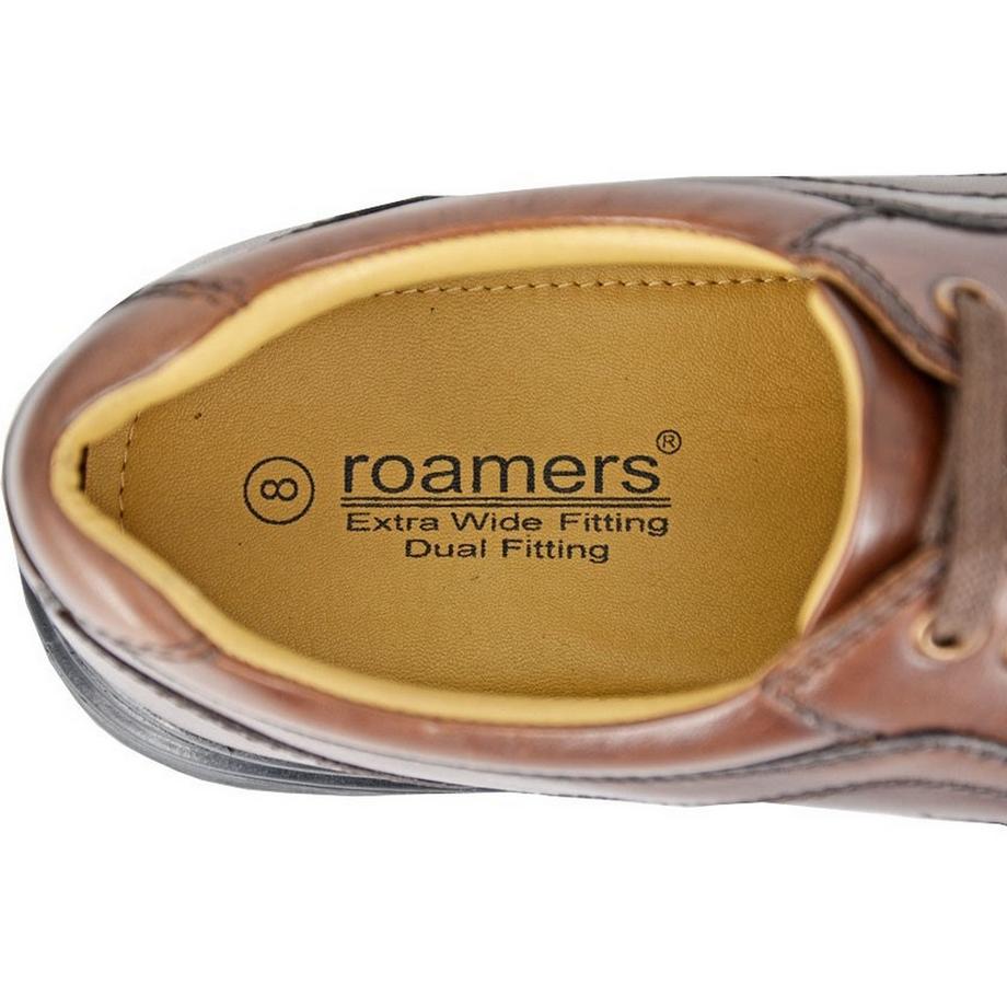 Roamers Chaussures Habillées en Cuir à Lacets  
