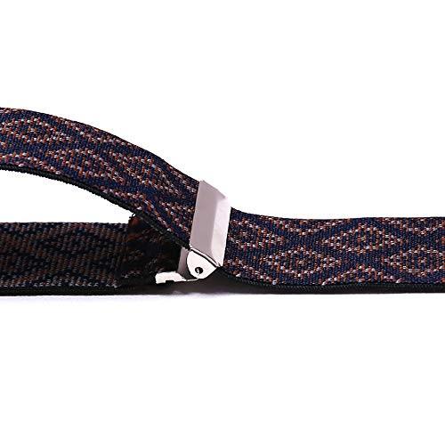 Only-bags.store Heavy Duty Y Back Hosenträger mit 6 Clips  